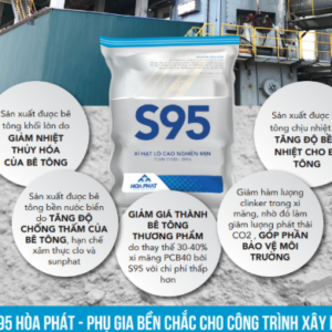 Xỉ hạt lò cao nghiền mịn S95